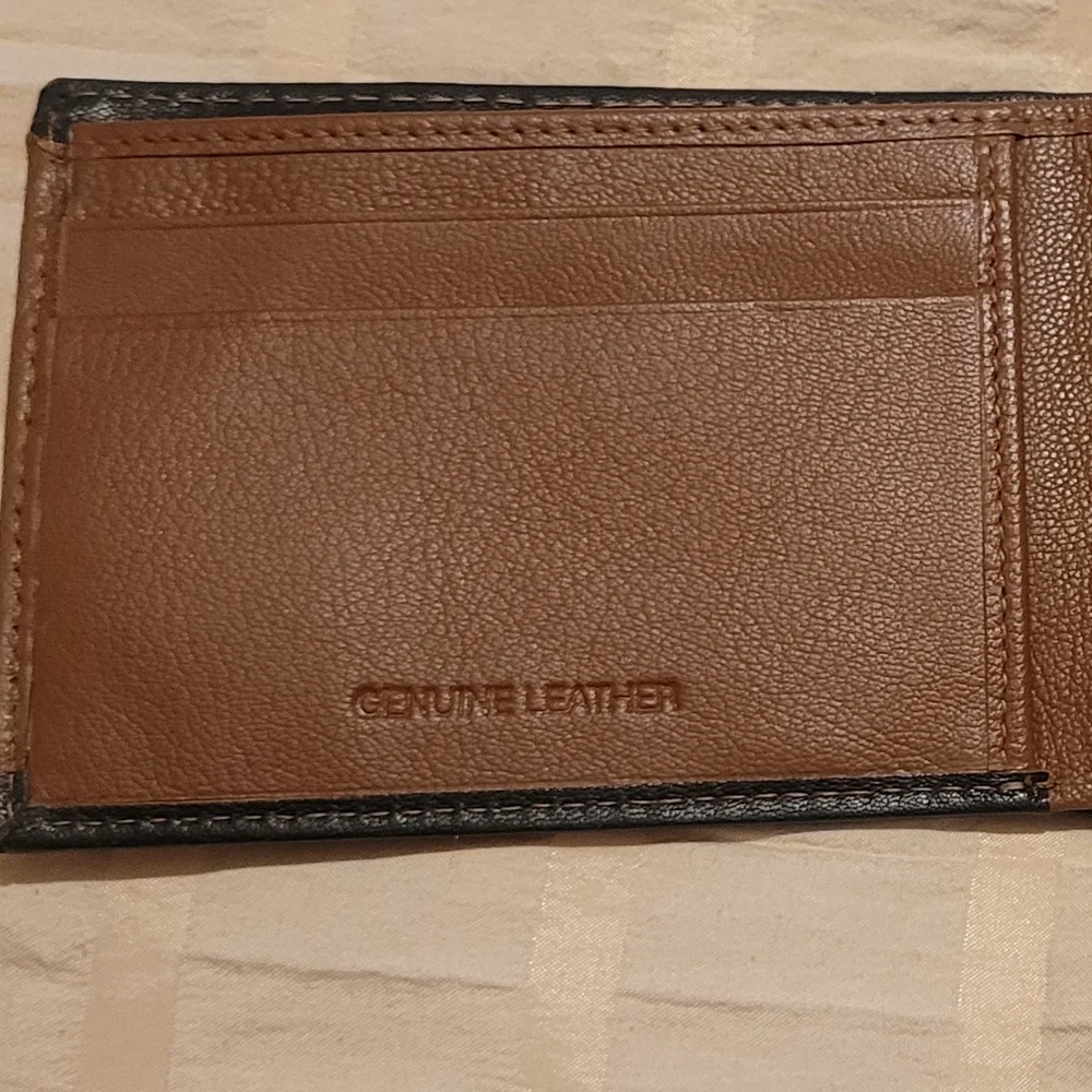 Jack Abrahams Men Brown Genuine Goat Leather Wallet